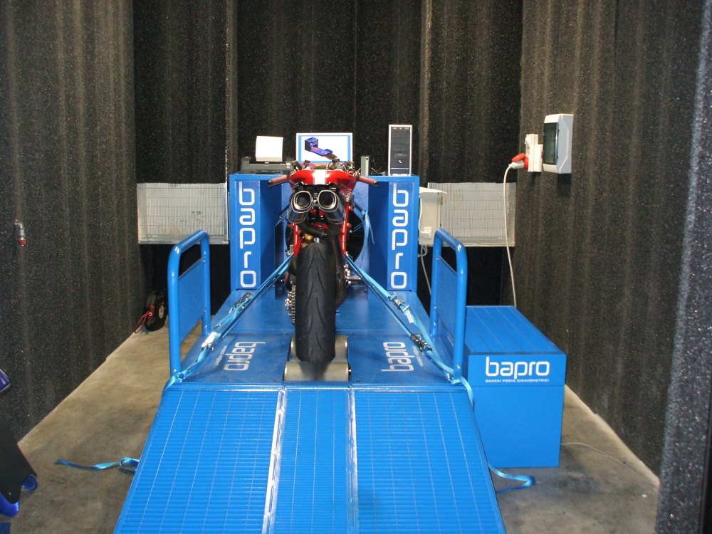 2 Rollers High Performance Motorcycle Dyno Machines | Bapro